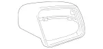 16681001015896 - Body: Housing Cover for Mercedes-Benz Image