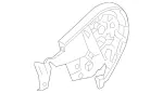 20591804169051 - Body: Inner Reinforced for Mercedes-Benz Image