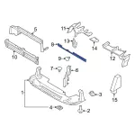 LK4Z8327A - Body: Air Deflector for Ford: Transit-150, Transit-250, Transit-350, Transit-350 HD Image