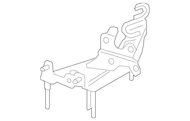 2133200043 - Springs, Suspension and Hydraulic Components: Holder for Mercedes-Benz: CLS450, CLS53 AMG, E300, E350, E43 AMG, E53 AMG, GLC300, GLC43 AMG, GLC63 AMG, GLC63 AMG S Image image