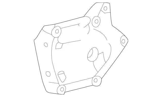 6052340239 - HVAC: Compressor Bracket for Mercedes-Benz Image