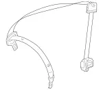 21686005858K64 - : Lap &amp; Shoulder Belt for Mercedes-Benz Image
