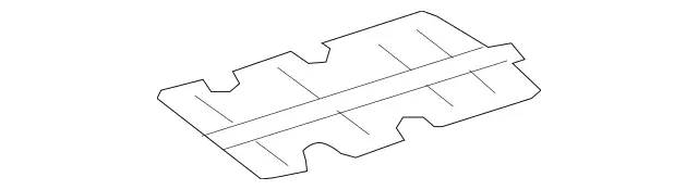 2048705851 - Driver Seat: Sensor Mat for Mercedes-Benz: C250, C300, C350, GLK250, GLK350 Image image