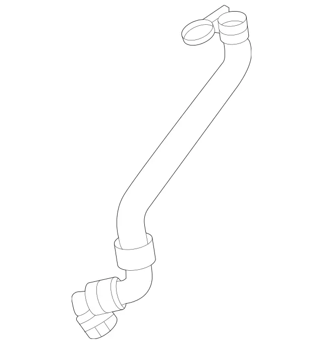 1775017401 - Radiator: Coolant Line for Mercedes-Benz: A35 AMG, CLA35 AMG, GLA35 AMG, GLB35 AMG Image image