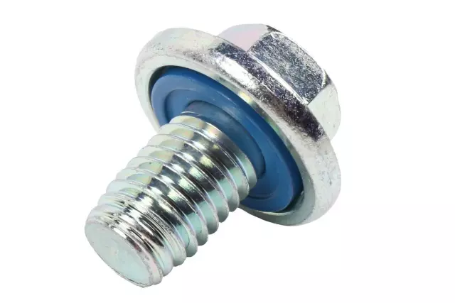 55577568 - Engine: Drain Plug for Buick: Cascada, Encore, Encore GX, Envision, Envista, LaCrosse, Regal, Regal Sportback, Regal TourX | Cadillac: ATS, CT6, CTS, Escalade, Escalade ESV, XT5, XT6 | Chevrolet: Blazer, Camaro, Colorado, Corvette, Cruze, Equinox, Express 2500, Express 3500, Express 4500, Impala, LCF 3500, LCF 3500HG, Malibu, Malibu Limited, Silverado 1500, Silverado 1500 LTD, Silverado 2500 HD, Silverado 3500 HD, Sonic, Spark, Suburban, Tahoe, Trailblazer, Traverse, Trax, Volt | GMC: Acadia, Canyon, Savana 2500, Savana 3500, Savana 4500, Sierra 1500, Sierra 1500 Limited, Sierra 2500 HD, Sierra 3500 HD, Terrain, Yukon, Yukon XL Image