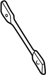 72726AR700 - Body: Reveal Molding Fastener for Infiniti Image