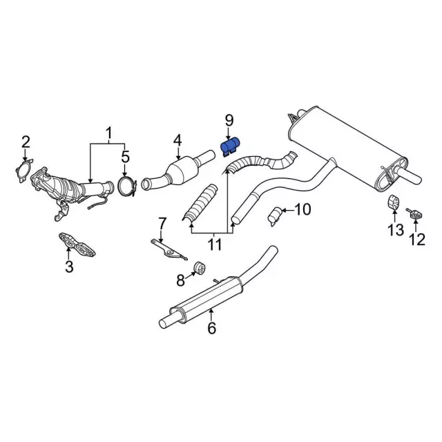 Clamp - Ford (NU2Z-5K256-B)