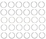 S93156STD - : Engine Piston Ring Set for Enginetech Image