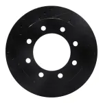 63348040L - : DFC Brake Rotor - Drilled and Slotted - Black for DYNAMIC FRICTION Image