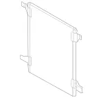 1638300370 - : A/C Condenser for Mercedes-Benz Image