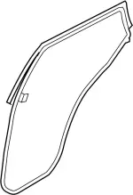 828311BA0A - : Surround Weather-Strip for INFINITI: EX35, EX37, QX50 Image