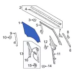 M2DZ9821410A - : Door Glass for Ford: Bronco Image
