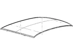 6E5Z5450202AA - Body: Roof Panel for Ford: Fusion | Lincoln: MKZ, Zephyr | Mercury: Milan Image