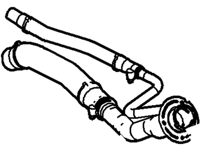 8C3Z9034KF - Fuel System: Filler Pipe for Ford: F-250 Super Duty, F-350 Super Duty, F-450 Super Duty, F-550 Super Duty Image