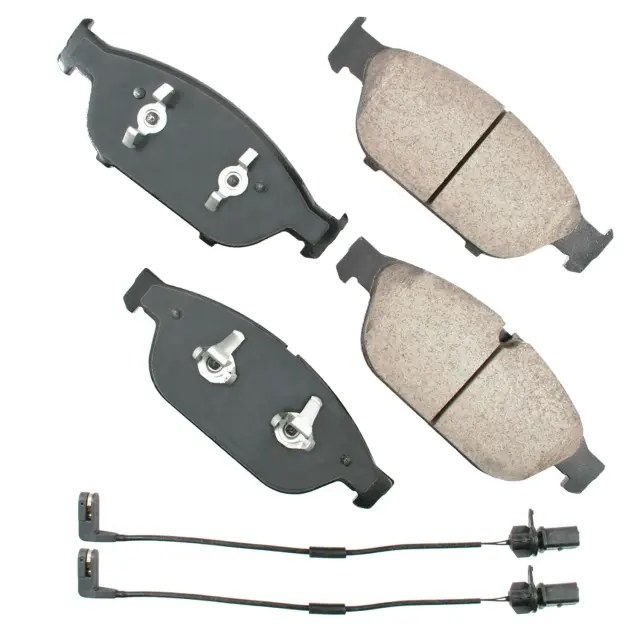 EUR1549 - Brakes &amp; Brake Parts: Akebono EURO Ultra Premium Ceramic Disc Brake Pad Kit for AKEBONO Image