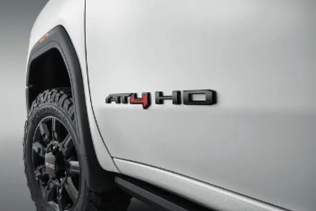 86591513 - Exterior: Exterior Trim, Emblem Kit, Sierra AT4, Black for GMC: Sierra 2500 HD, Sierra 3500 HD Image