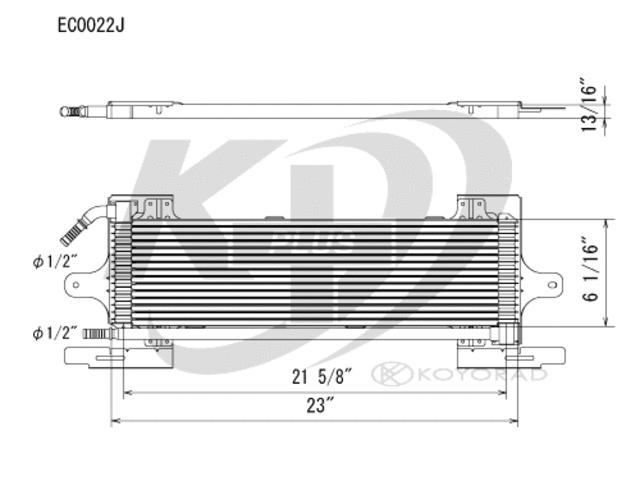 EC0022 - : Koyorad Automatic Transmission Oil Cooler for Koyo Image