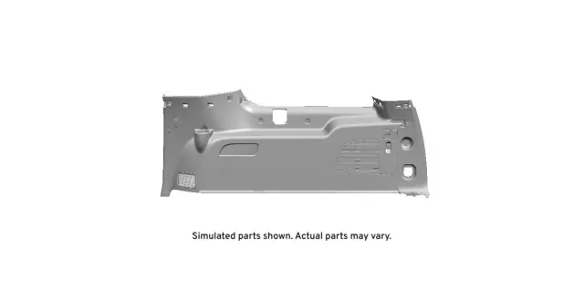 84986281 - Body: Lower Quarter Trim for Cadillac: Escalade ESV | Chevrolet: Suburban | GMC: Yukon XL Image