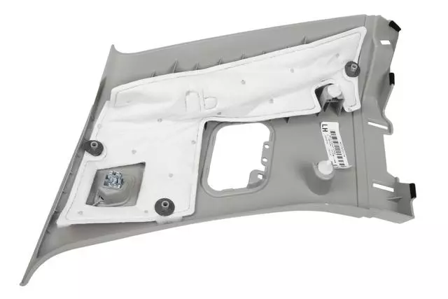 Light Titanium Driver Side Body Lock Pillar Upper Trim Panel - GM (23365217)