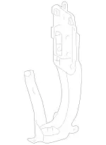 2116204431 - Cowl, Front Panel: Console for Mercedes-Benz Image