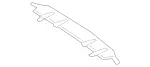 2058858504 - Detachable Parts: Wind Deflection Channel for Mercedes-Benz Image