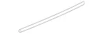 2176706300 - Body: Sealing Strip for Mercedes-Benz Image