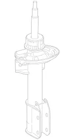 204323170064 - Springs, Suspension and Hydraulic Components: Shock-Absorber Strut for Mercedes-Benz: GLK350 Image