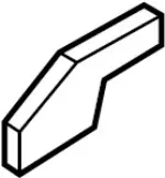 62544AM610 - Body: Radiator Support Seal for Infiniti Image