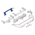 NZ6Z17754C - Body: Center Bracket for Ford: Maverick Image
