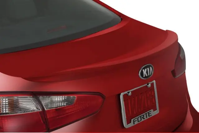 A7F34AQ000R4R - Exterior: Rear Spoiler - Currant Red for Kia: Forte Image