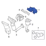 7E5Z9430BA - Exhaust: Manifold for Ford: Escape, Fusion | Mercury: Mariner, Milan Image image