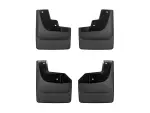 110150120150 - : Black MudFlap No-Drill DigitalFit® MudFlap Kit for WeatherTech Image