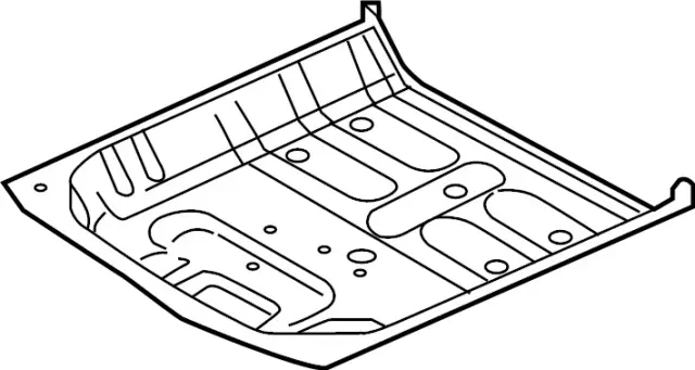 G45145NAMA - Body: Rear Floor Pan for INFINITI: QX50, QX55 Image