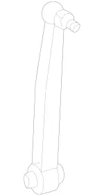 1243200289 - Springs, Suspension and Hydraulics: Rod for Mercedes-Benz: 190, 190D, 190E, 200, 200D, 300CE, 300D, 300E, 300SL, 400E, 500E, 500SL, 600SL, C220, C230, C280, C43 AMG, CLK430, E420, E430, SL320, SLK230, SLK280, SLK300, SLK320 Image