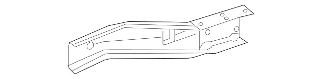 2056100302 - Substructure: Reinforcement for Mercedes-Benz: C43 AMG, C63 AMG, C63 AMG S, E400, E450, E53 AMG Image image