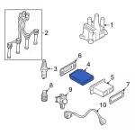 AL5Z12A650GBRM - Electrical: ECM for Ford: Ranger Image