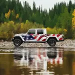 68636862AA - : ‘Merica, Jeep Gladiator, sold by MEK Magnet for Affiliated Accessories Image