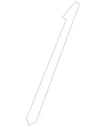 2058857501 - Body: Grille for Mercedes-Benz Image