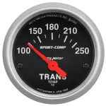 3357 - : GAUGE, TRANSMISSION TEMP, 2 1/16", 100-250?F, ELECTRIC, SPORT-COMP for AutoMeter Image
