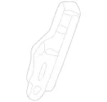 21092403377D66 - Body: Adjuster Cover for Mercedes-Benz Image