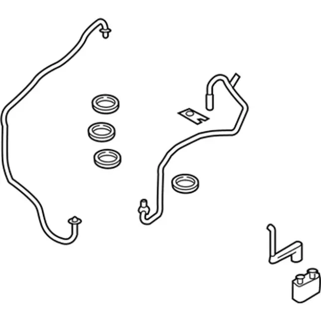 F2GZ7R081N - Cooling System: Outlet Tube for Ford Image