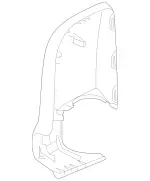 9108114300 - Body: Mirror Bowl for Mercedes-Benz: Sprinter 1500, Sprinter 2500, Sprinter 3500, Sprinter 3500XD, Sprinter 4500 Image