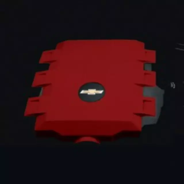 Engine Cover - V6 (Lfx) - Red Hot (G7C) - GM (12658131)