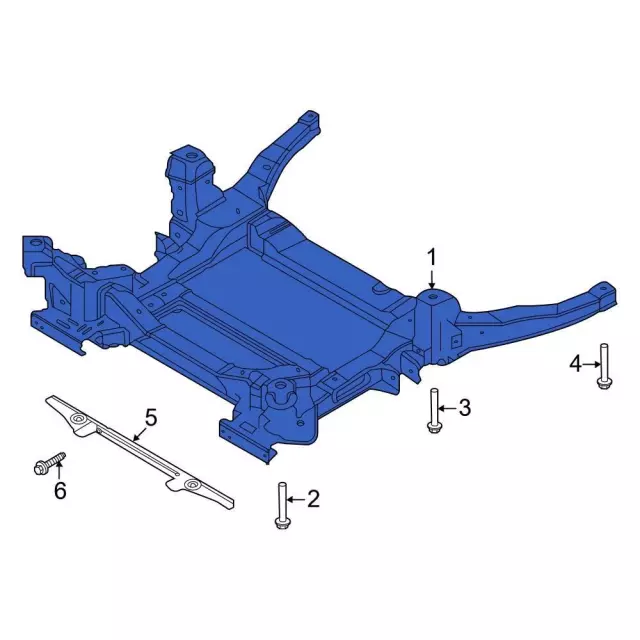 NB5Z5C145B - Suspension: Suspension Cross-member for Ford: Explorer, Police Interceptor Utility Image