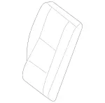 21392026048S77 - Body: Seat Back Cover for Mercedes-Benz Image