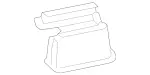 17691907009H68 - : Cover, Seat Guide Rail for Mercedes-Benz Image