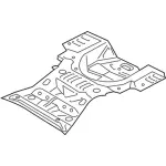 G3GZ5411160A - : Rear Floor Pan for Lincoln: Continental Image