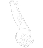 2138316600 - Body: Lower Duct for Mercedes-Benz Image