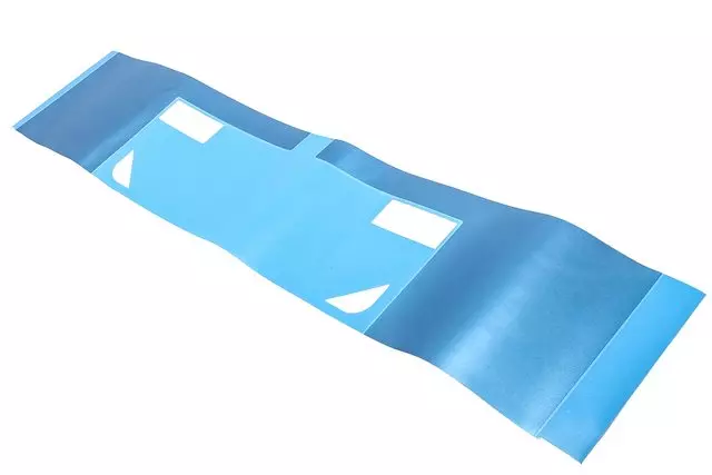 23112137 - : Switchblade Silver Metallic Rear Bumper Fascia Lower Decal for GM Image