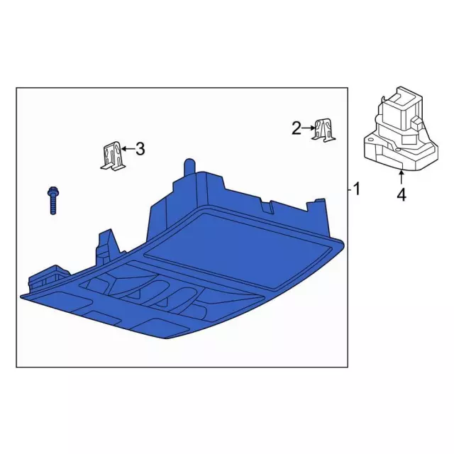 LJ6Z58519A70AG - : Overhead Console for Ford: Escape Image